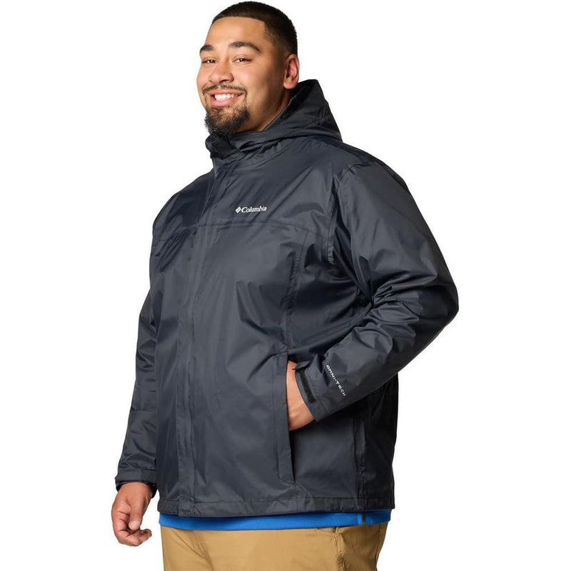 Columbia Watertight II Chaqueta impermeable para hombre, ligera, plegable, protección Omni-Tech