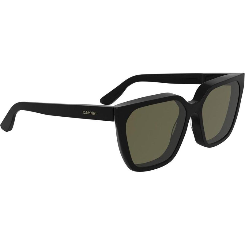 Gafas de sol cuadradas Calvin Klein para mujer, elegantes y sostenibles con marco de acetato renovado y diseño RXable