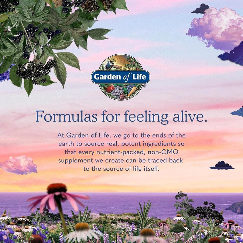 Garden of Life Organics Vitamina prenatal con ácido fólico, hierro, vitamina C, B6, B12, D3 orgánico y vegano