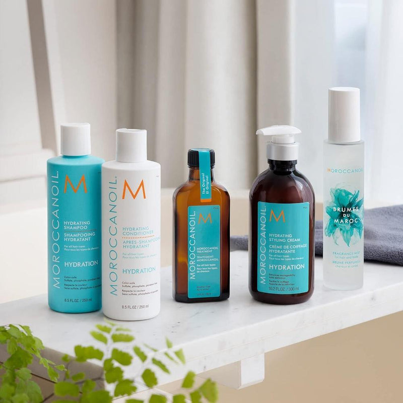 Mist Fragancia Moroccanoil para cabello y cuerpo, con aceite de argán y vitamina E, aroma ámbar y floral dulce