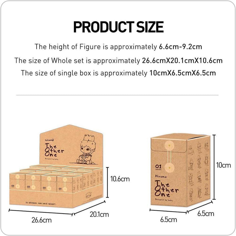 POP MART Hirono - Figuras de caja ciega The Other One con diseño aleatorio para decoración moderna y colección