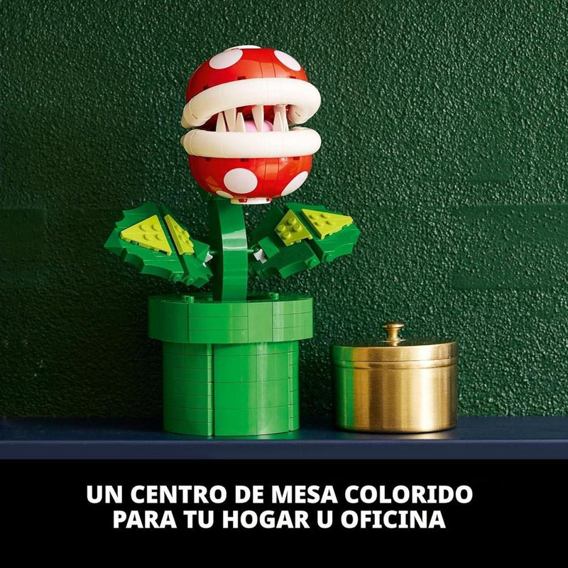 LEGO Super Mario Piranha Plant Set de construcción para adultos, coleccionable de Super Mario para decoración y regalo