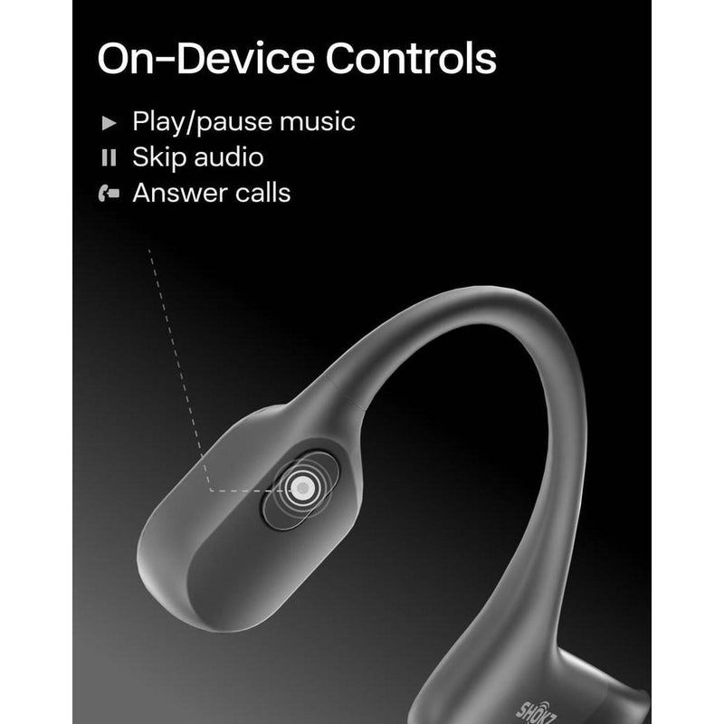 Shokz OpenRun Mini, Audífonos Deportivos Bluetooth De Conducción Ósea, Impermeables Con Micrófono Y Diadema, 26g
