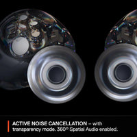 SteelSeries Arctis GameBuds con Switch Wireless 2.4GHz, Bluetooth 5.3, cancelación de ruido, presets de audio, batería 40H - Blanco