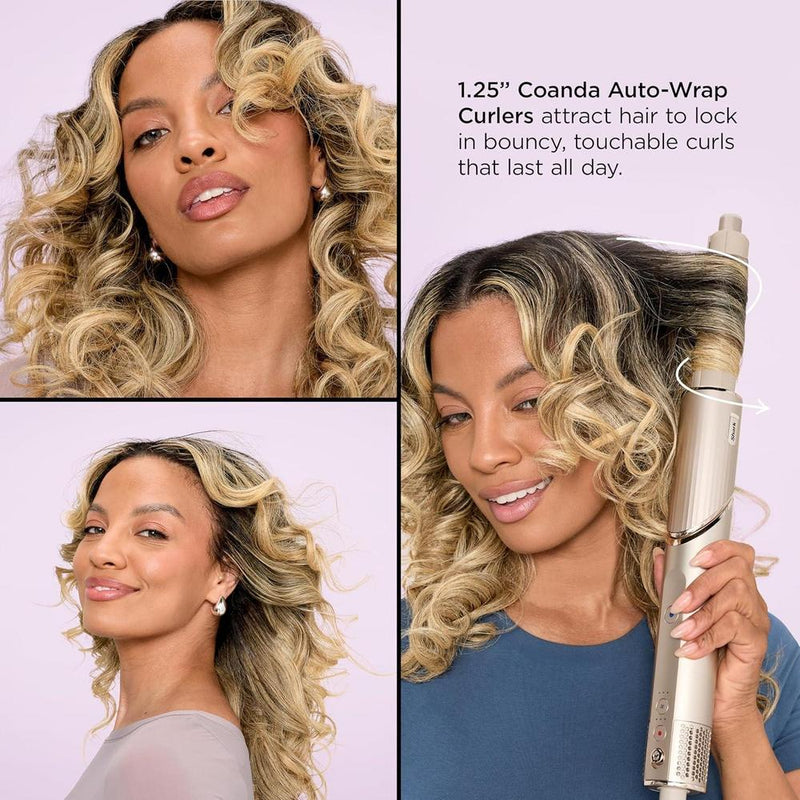 Shark HD430 FlexStyle - Sistema de peinado y secado de aire, potente cepillo secador de pelo y multiestilizador con rizadores automáticos