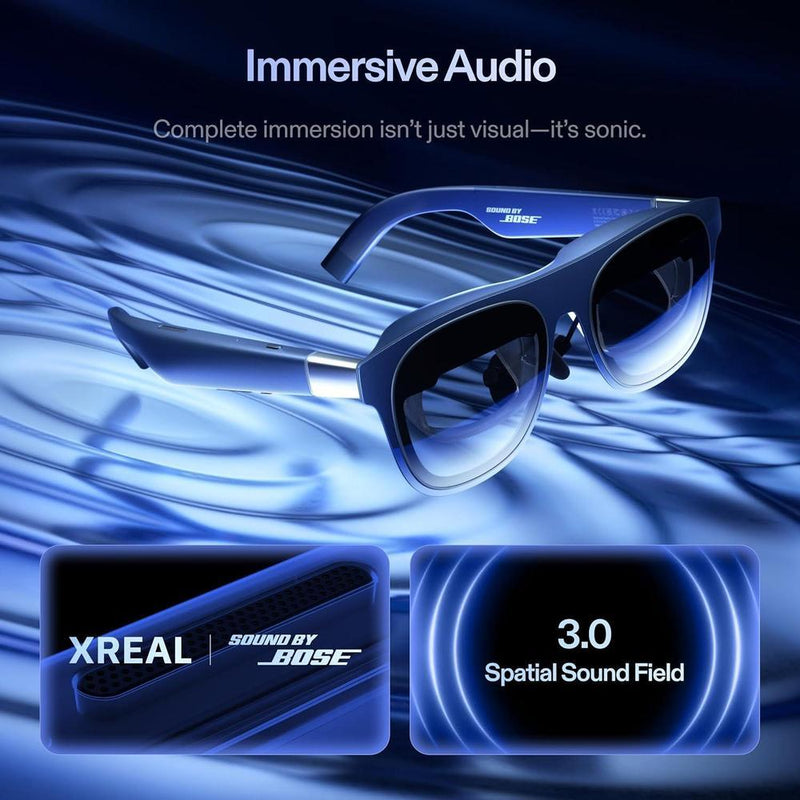 XREAL 1S AR Glasses, pantalla virtual, 3DoF nativo, modo 3D, chip X1 compatible con dispositivos USB-C DP y Switch 2