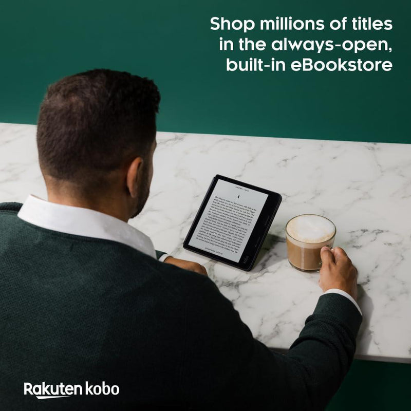 Kobo Sage eReader (Open Box) (Detalle en pantalla)