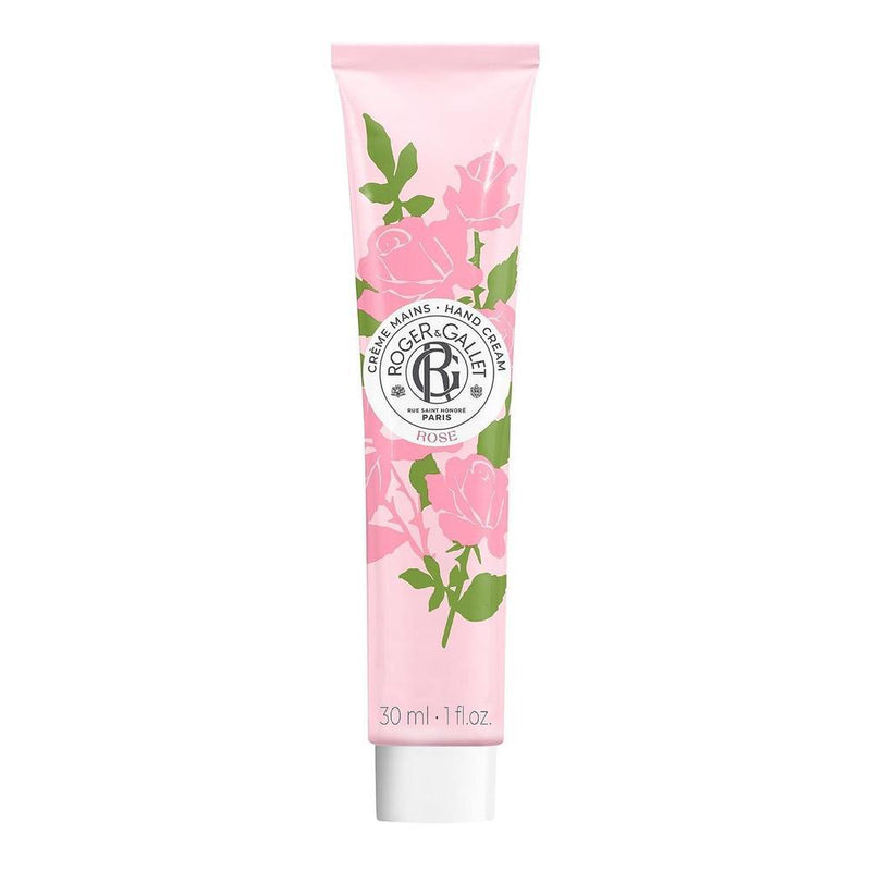 ROGER & GALLET Crema hidratante de manos y uñas para piel seca con manteca de karité y aceite de almendras, fórmula no grasa