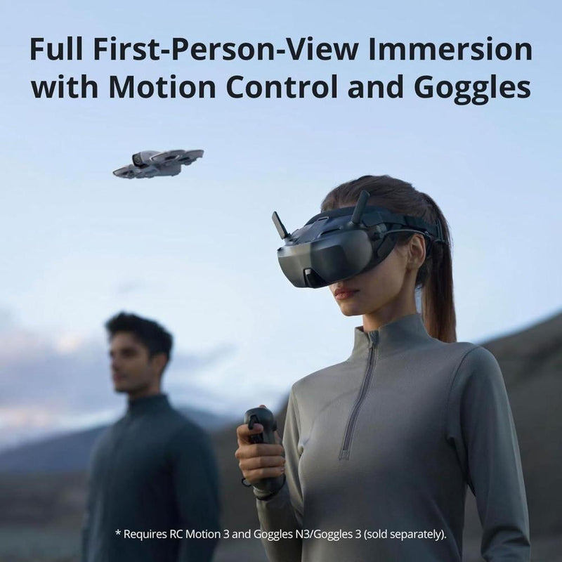 DJI Neo, minidrón con cámara 4K UHD para adultos, con funciones avanzadas como vuelo autónomo y video estabilizado
