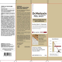 Dr.Melaxin Ampolla Exfoliante Suave AHA BHA Niacinamida 80ml