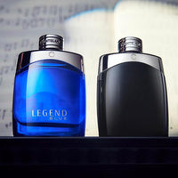 MONTBLANC Legend Eau de Toilette, fragancia duradera con notas de bergamota, jazmín y sándalo, fresca y fougère