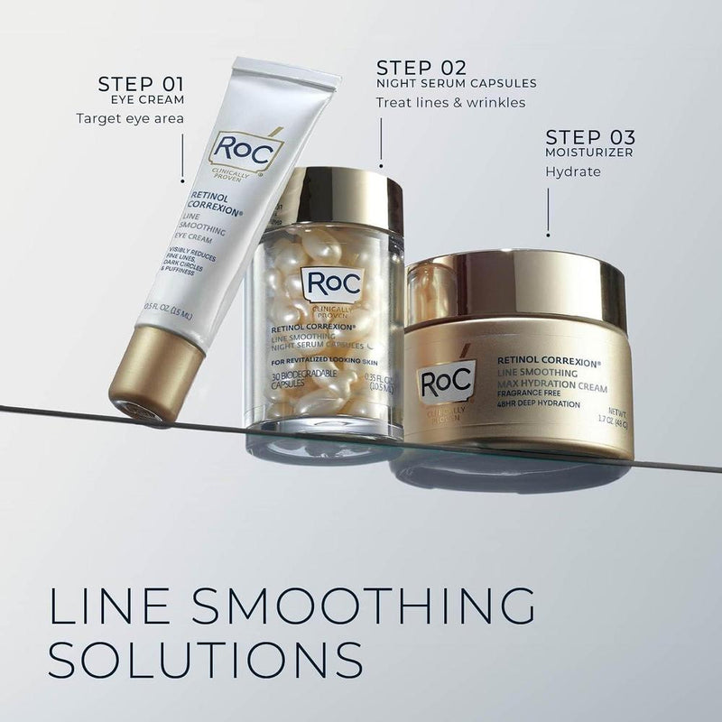 Roc Hidratante Facial Retinol Correxion Ácido Hialurónico 1.7oz