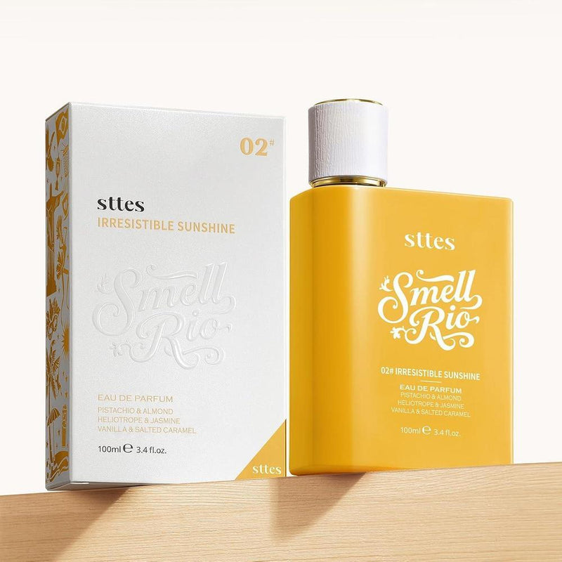 Sttes Perfume 602# Irresistible Sunshine para mujeres – Pistacho, vainilla y caramelo salado, dulce gourmand fragrance