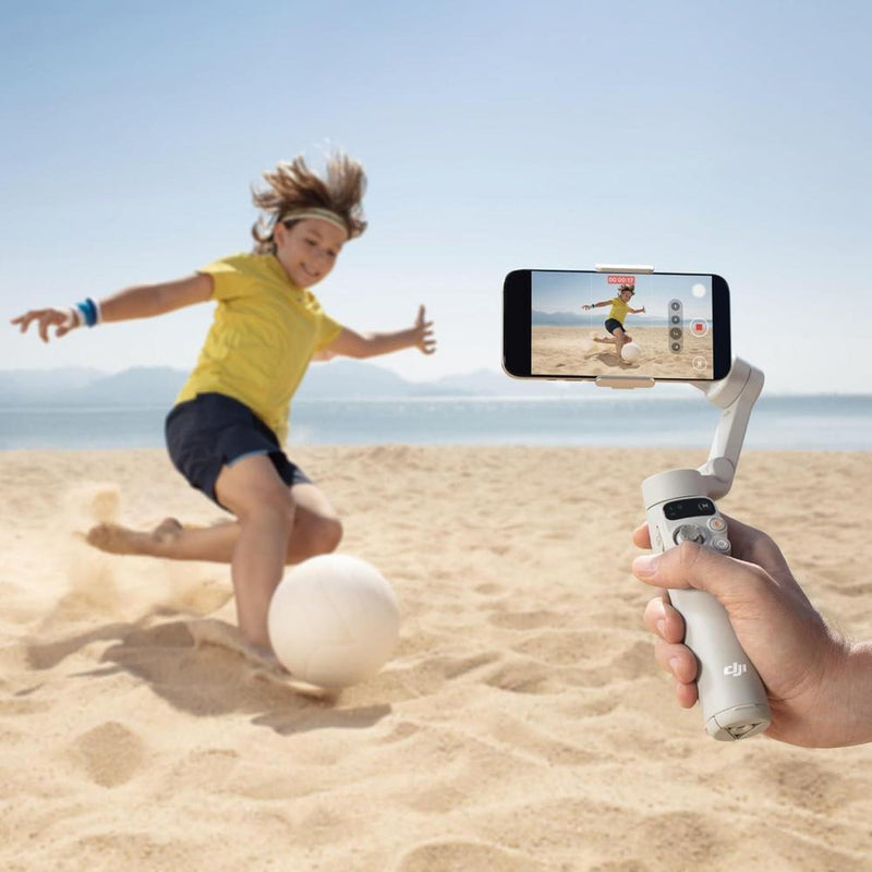 DJI Osmo Mobile 7 - Estabilizador de cardán para iPhone y Android con ActiveTrack 7.0 y trípode integrado
