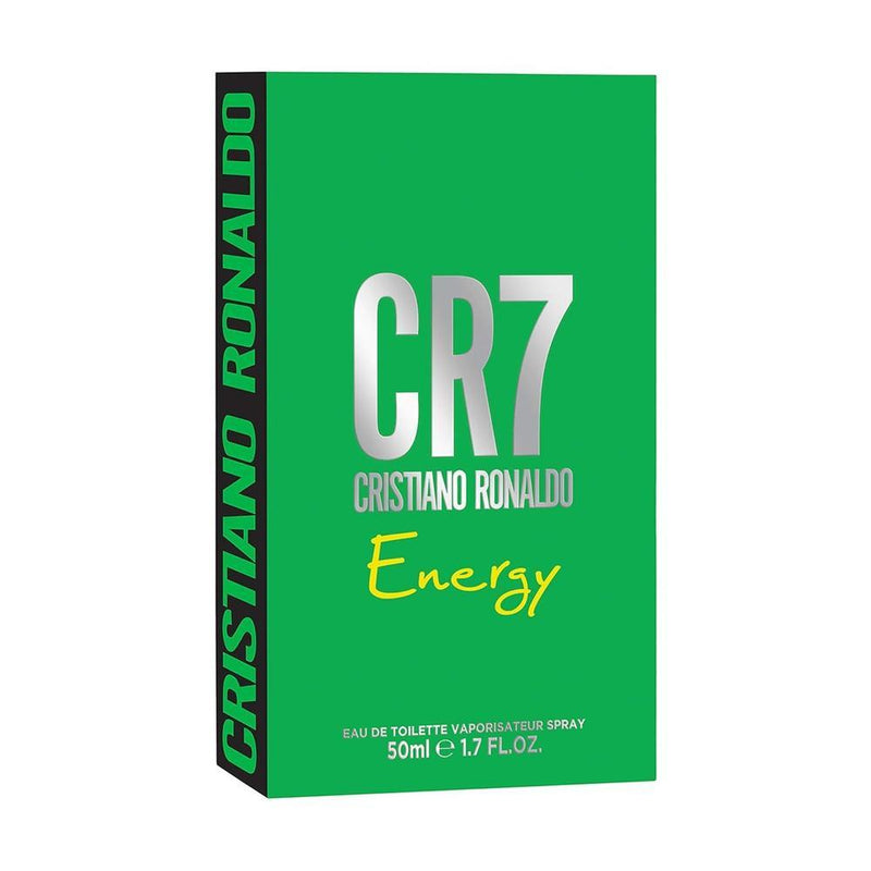 Cristiano Ronaldo CR7 Energy Eau de Toilette - Colonia masculina con cardamomo, lavanda y notas de madera de cedro