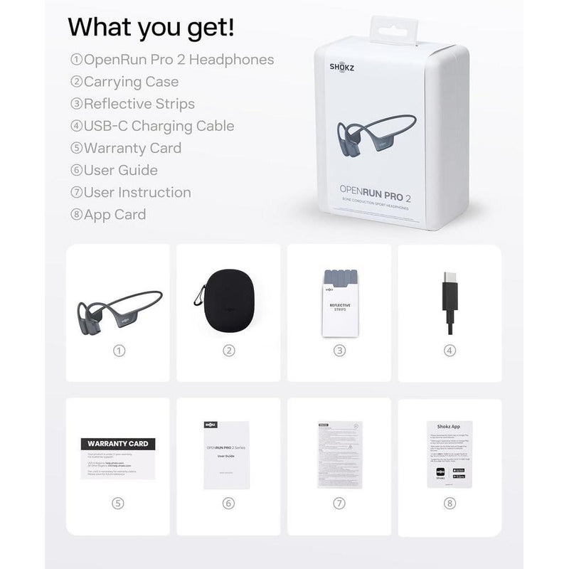 SHOKZ OpenRun Pro 2 Auriculares Deportivos De Conducción Óse