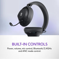 Alienware auriculares inalámbricos para juegos con Bluetooth 5.3, carga rápida, cancelación activa de ruido y 75 horas de duración