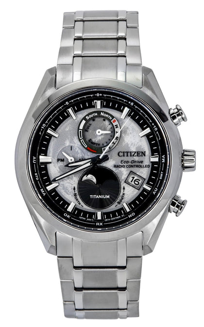 Citizen Eco-Drive Tsuki-Yomi A-T BY1010-81H Super Titanium Esfera Gris 43 mm