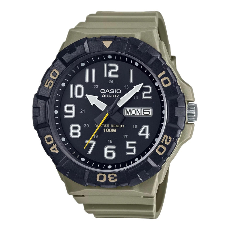 Casio Men's Oversized Sport Watch with Brown Dial - MRW-210H-5AVCF