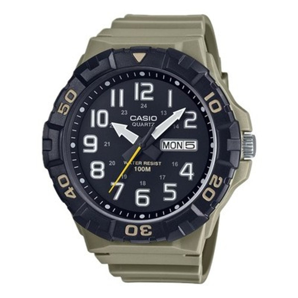 Casio Men's Oversized Sport Watch with Brown Dial - MRW-210H-5AVCF