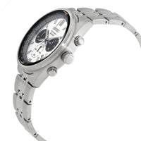 Seiko Motorsports Chronograph Quartz Silver Dial Watch SSB425P1 41.5mm