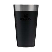Stanley Adventure Vaso de Cerveza Apilable Acero Inoxidable, Libre de BPA, Aislado, Apto para Lavavajillas, Color Negro