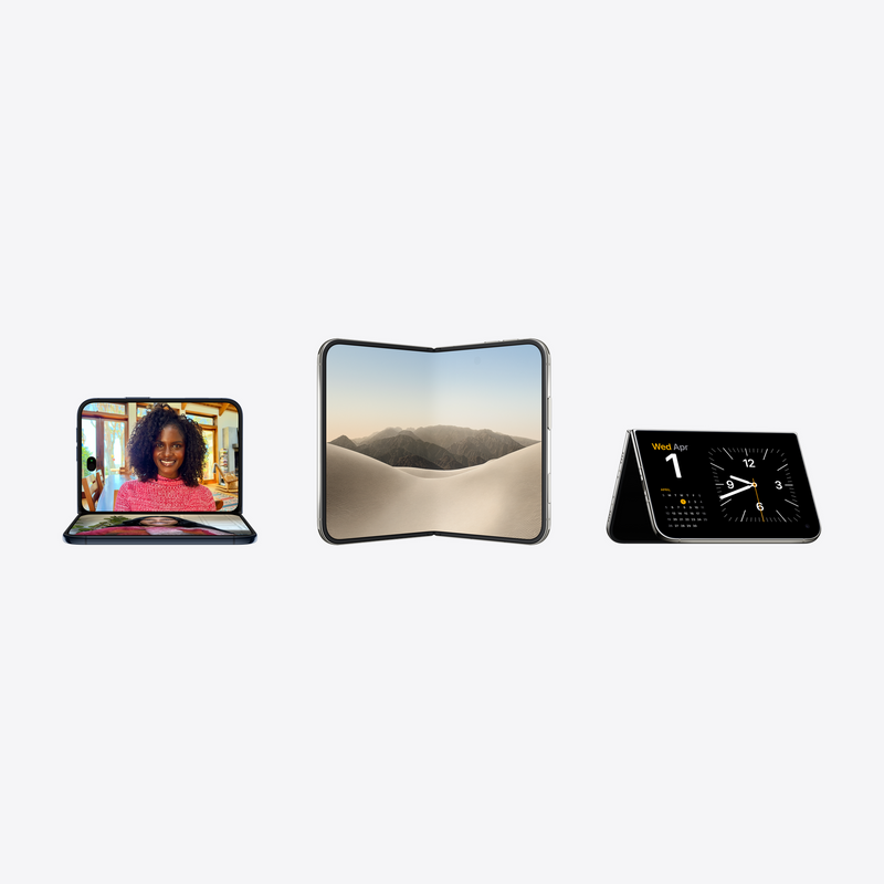 iPhone Duo Star White (7.6" plegable) — modos de uso
